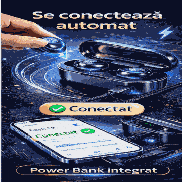 Căști Bluetooth Fără Fir Ultra-Confortabile